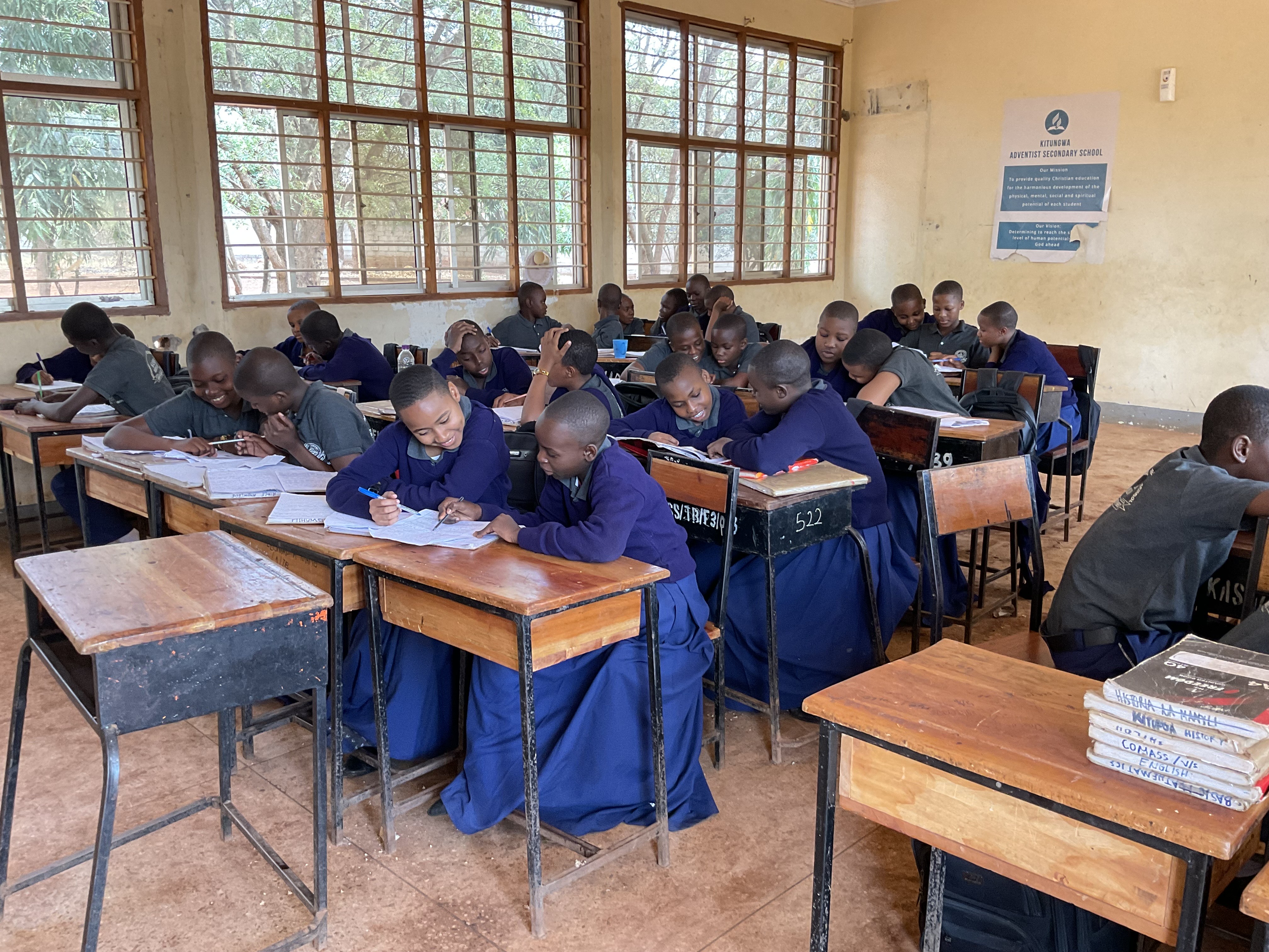 Students learning